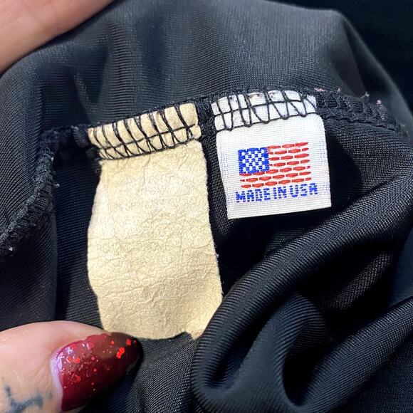 Vintage Sno Skins Chic Velvet 90's Grunge Gothic Minimalist Turtle Neck - Picture 16 of 16